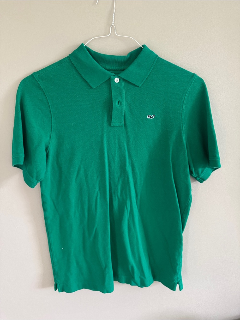 Vineyard Vines Youth XL Emerald Green Short-Sleeve Polo